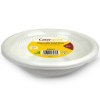 Picture of CaterGold 10 Inch Reusable Plastic Salad Bowls 8 Pack White Large Serving Bowls for Salads Fruits Snacks Desserts Parties Catering and Everyday Use Stackable Durable Design