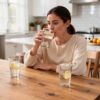 Picture of Textured Drinking Glass Clear Tumbler with Embossed Surface Design Durable Everyday Water Juice Soft Drink Glass for Home Kitchen Dining and Table Settings