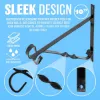 Picture of Hanging Basket Brackets 10 Inch Wall Mounted Metal Garden Hooks Powder Coated Rust Resistant Decorative Support for Flower Pots Bird Feeders Lanterns and Outdoor Decorations