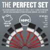 Picture of 10Pcs Professional Paint Brush Set - Painting Brushes | Tools Handle, Set Of 10 | Decorating Paint Brushes | For Walls And Ceilings, Ideal For Home & Workshop Use - DIY