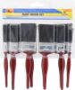 Picture of 10Pcs Professional Paint Brush Set - Painting Brushes | Tools Handle, Set Of 10 | Decorating Paint Brushes | For Walls And Ceilings, Ideal For Home & Workshop Use - DIY