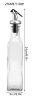 Picture of 2 Pack 250ml Clear Glass Oil and Vinegar Dispenser Bottles with Metal Pourers, Kitchen Cruet Set for Oil, Vinegar, Salad Dressing and Cooking