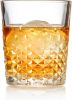 Picture of Set of 6 Premium Glass Set 340ml Crystal-Cut Diamond Pattern Tumblers for Water, Whiskey, Juice | Elegant Lead-Free Soda-Lime Glassware for Home Bar & Kitchen | Durable, Ultra-Clear High White Finish